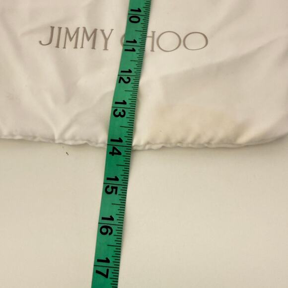 Jimmy Choo Drawstring Cover Dust Bag 14" L x 10" W Travel Luxury Designer - Picture 4 of 5